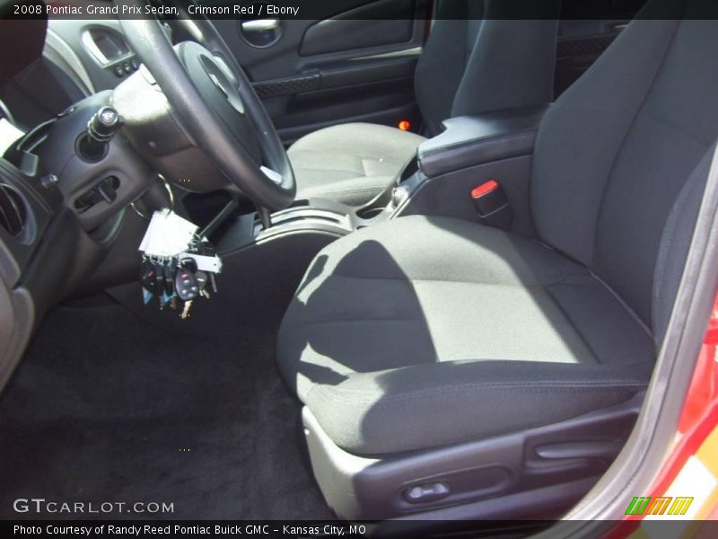 Crimson Red / Ebony 2008 Pontiac Grand Prix Sedan