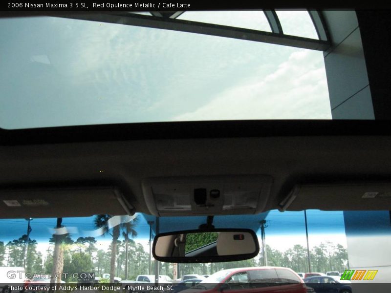 Red Opulence Metallic / Cafe Latte 2006 Nissan Maxima 3.5 SL