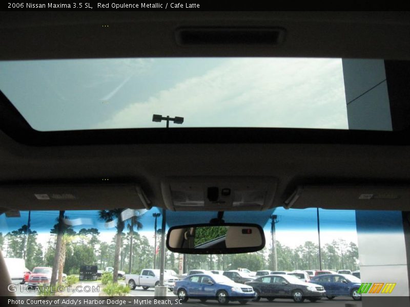 Red Opulence Metallic / Cafe Latte 2006 Nissan Maxima 3.5 SL