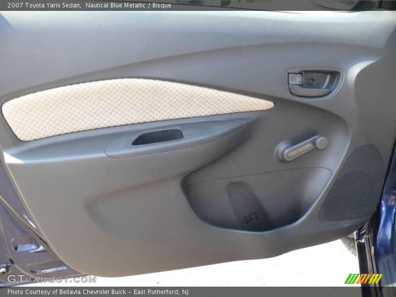 Nautical Blue Metallic / Bisque 2007 Toyota Yaris Sedan