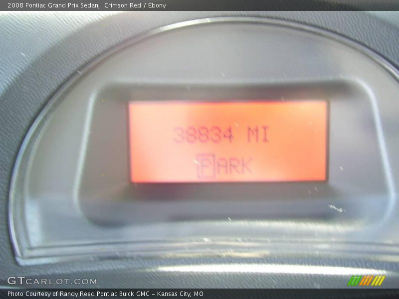 Crimson Red / Ebony 2008 Pontiac Grand Prix Sedan