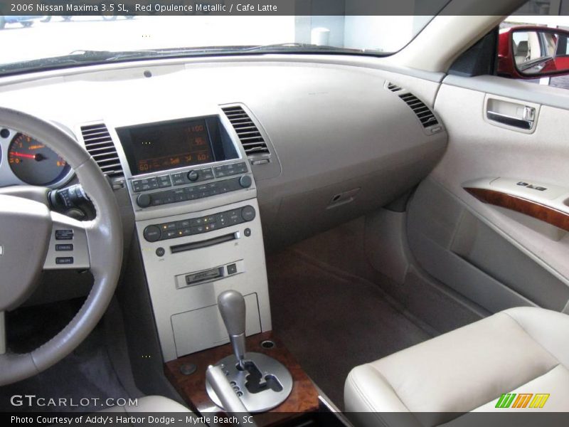 Red Opulence Metallic / Cafe Latte 2006 Nissan Maxima 3.5 SL