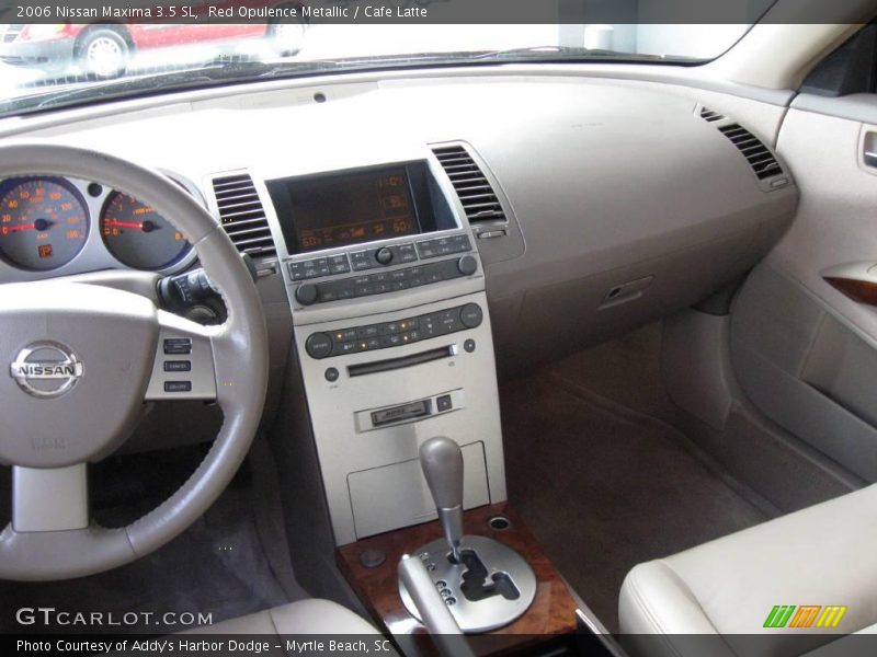 Red Opulence Metallic / Cafe Latte 2006 Nissan Maxima 3.5 SL