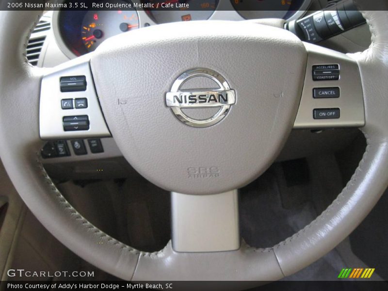 Red Opulence Metallic / Cafe Latte 2006 Nissan Maxima 3.5 SL
