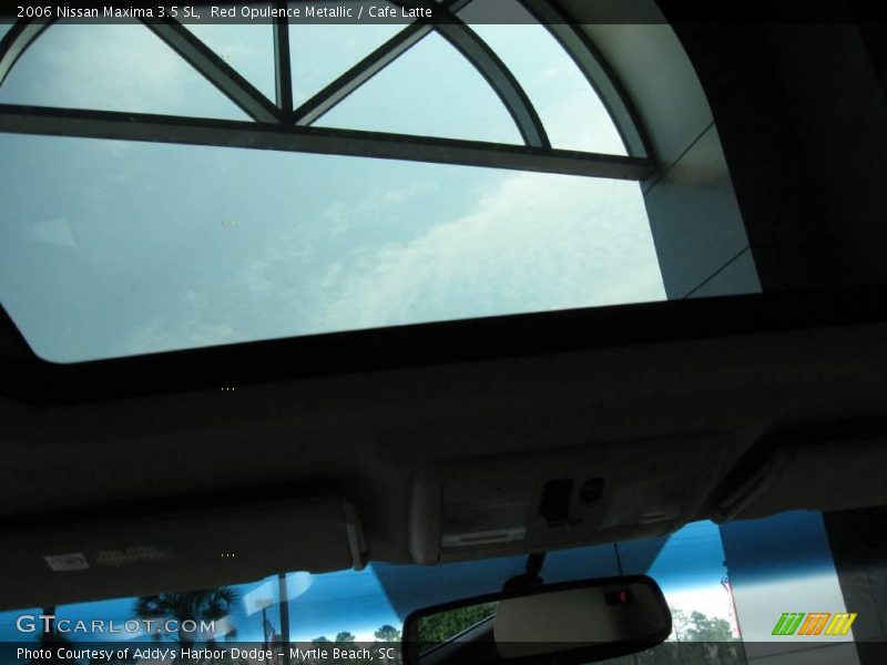 Red Opulence Metallic / Cafe Latte 2006 Nissan Maxima 3.5 SL