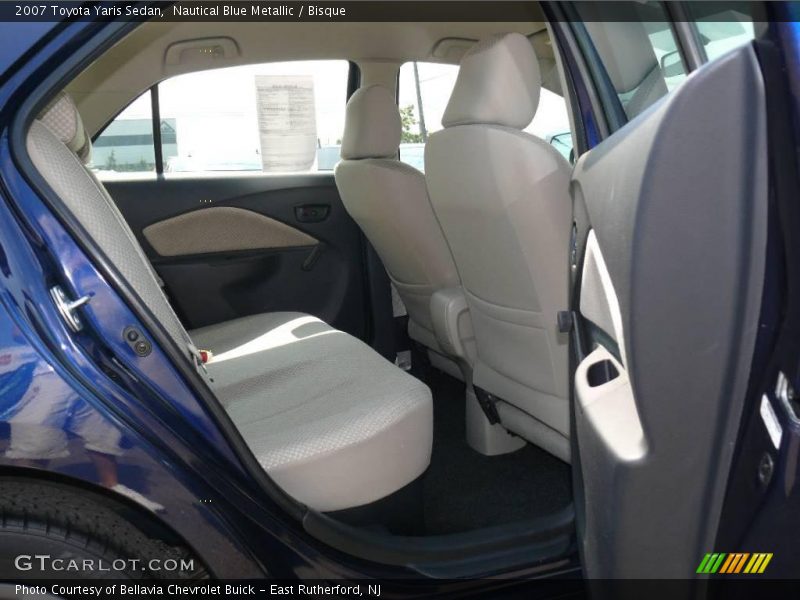 Nautical Blue Metallic / Bisque 2007 Toyota Yaris Sedan