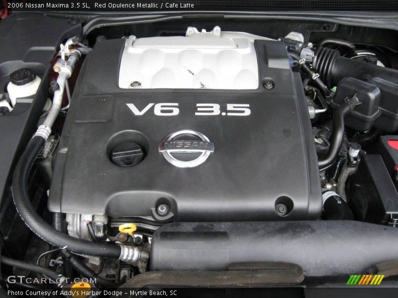 Red Opulence Metallic / Cafe Latte 2006 Nissan Maxima 3.5 SL
