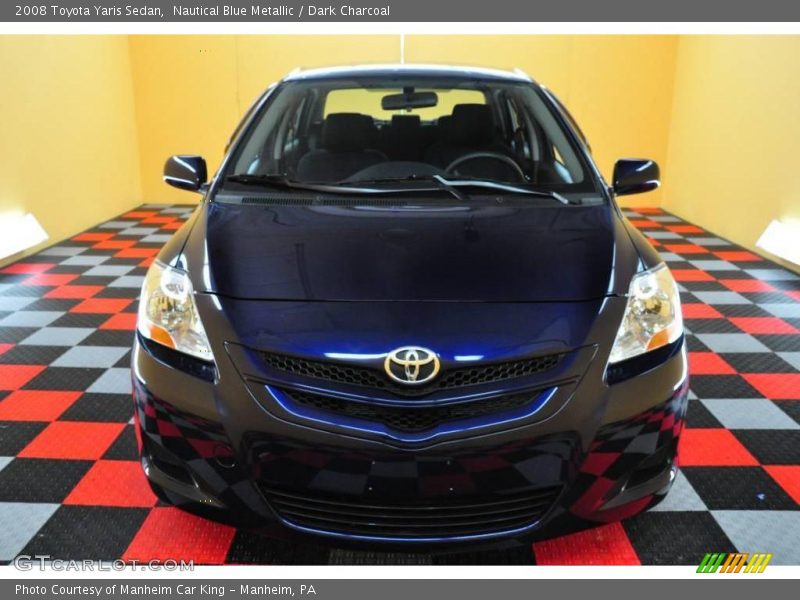 Nautical Blue Metallic / Dark Charcoal 2008 Toyota Yaris Sedan