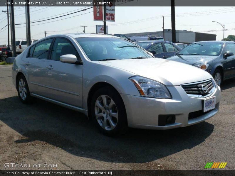 Radiant Silver Metallic / Charcoal 2007 Nissan Maxima 3.5 SL