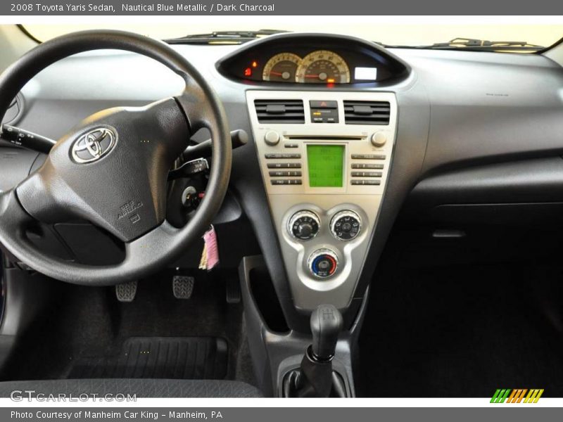 Nautical Blue Metallic / Dark Charcoal 2008 Toyota Yaris Sedan