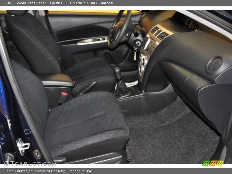 Nautical Blue Metallic / Dark Charcoal 2008 Toyota Yaris Sedan