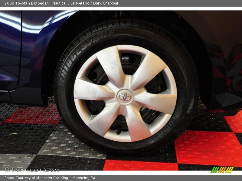 Nautical Blue Metallic / Dark Charcoal 2008 Toyota Yaris Sedan