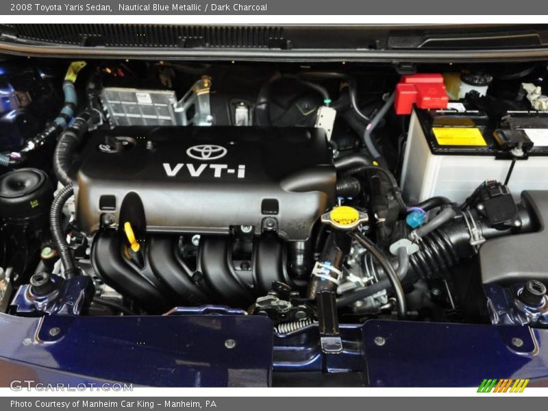 Nautical Blue Metallic / Dark Charcoal 2008 Toyota Yaris Sedan