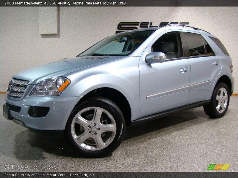 Alpine Rain Metallic / Ash Grey 2008 Mercedes-Benz ML 350 4Matic