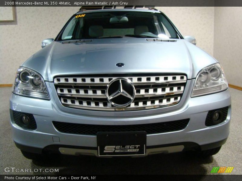 Alpine Rain Metallic / Ash Grey 2008 Mercedes-Benz ML 350 4Matic