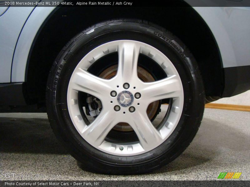 Alpine Rain Metallic / Ash Grey 2008 Mercedes-Benz ML 350 4Matic