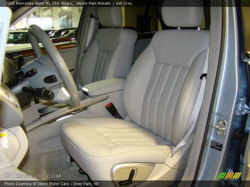 Alpine Rain Metallic / Ash Grey 2008 Mercedes-Benz ML 350 4Matic