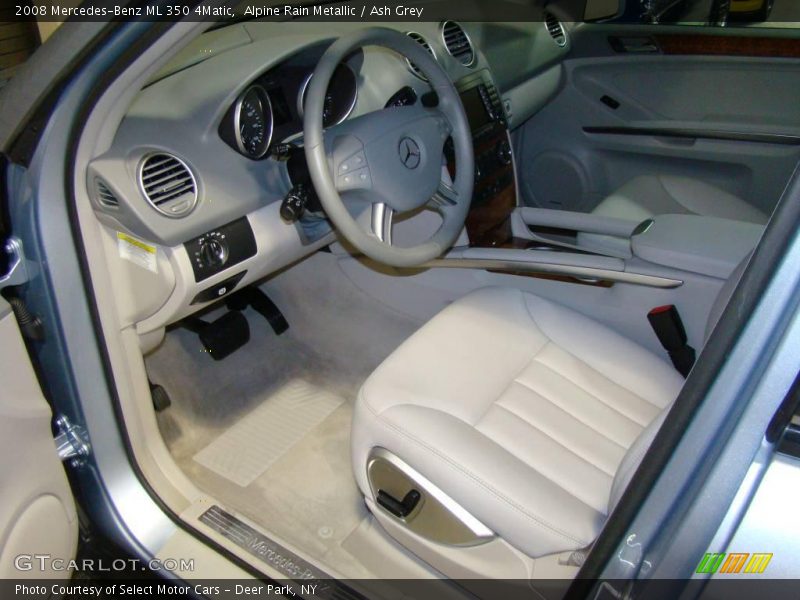 Alpine Rain Metallic / Ash Grey 2008 Mercedes-Benz ML 350 4Matic