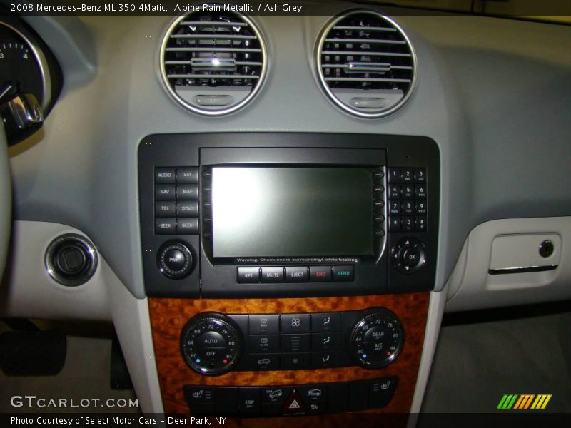 Alpine Rain Metallic / Ash Grey 2008 Mercedes-Benz ML 350 4Matic