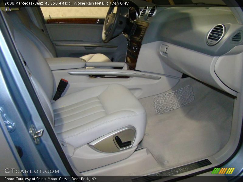 Alpine Rain Metallic / Ash Grey 2008 Mercedes-Benz ML 350 4Matic
