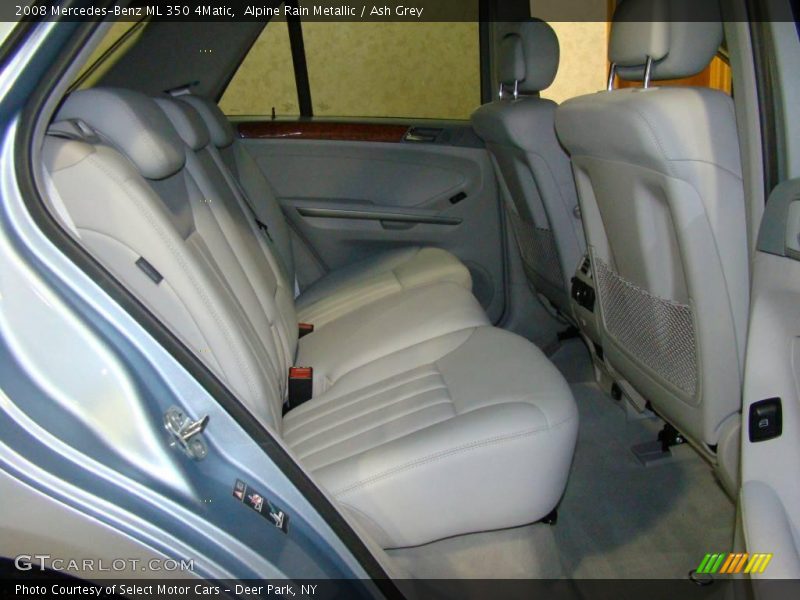 Alpine Rain Metallic / Ash Grey 2008 Mercedes-Benz ML 350 4Matic