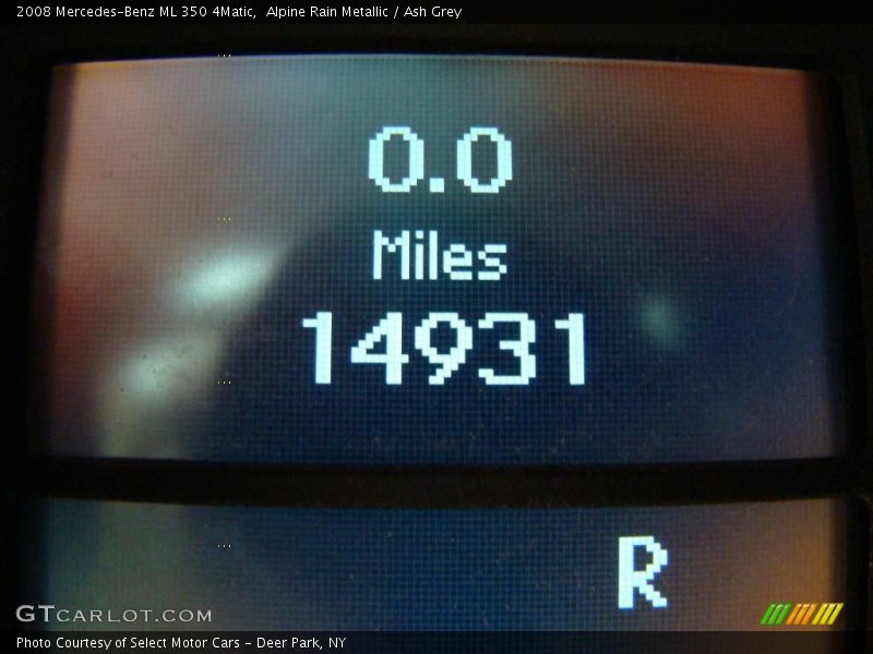 Alpine Rain Metallic / Ash Grey 2008 Mercedes-Benz ML 350 4Matic