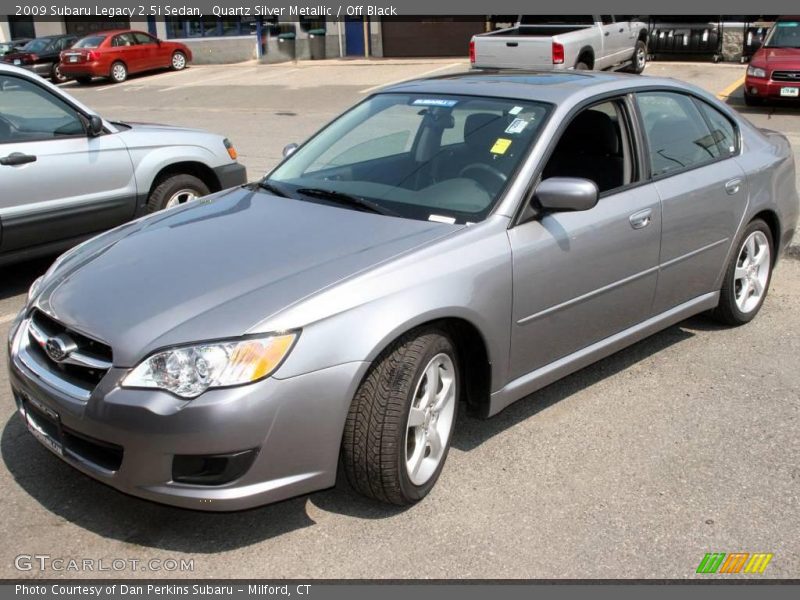Quartz Silver Metallic / Off Black 2009 Subaru Legacy 2.5i Sedan