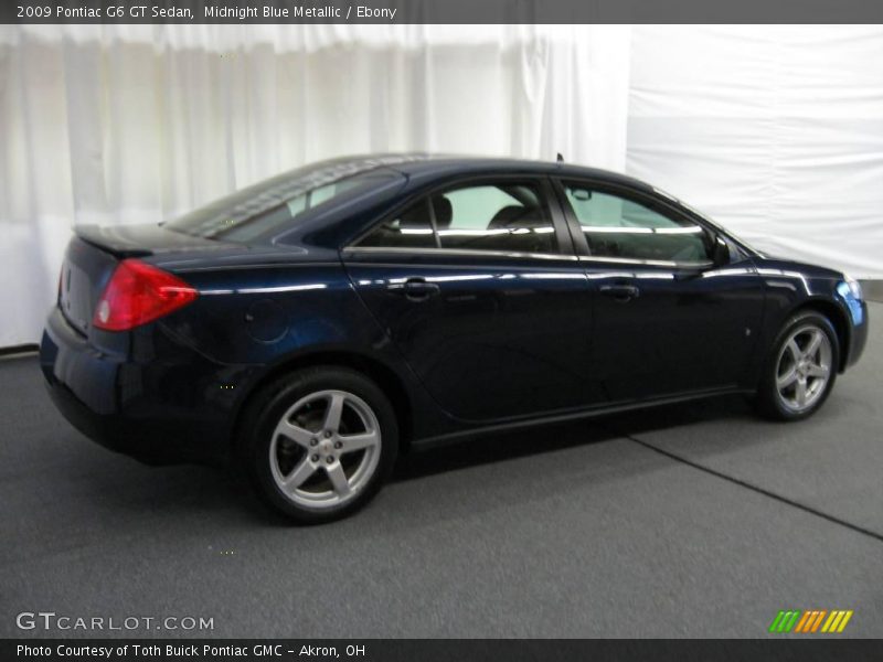 Midnight Blue Metallic / Ebony 2009 Pontiac G6 GT Sedan