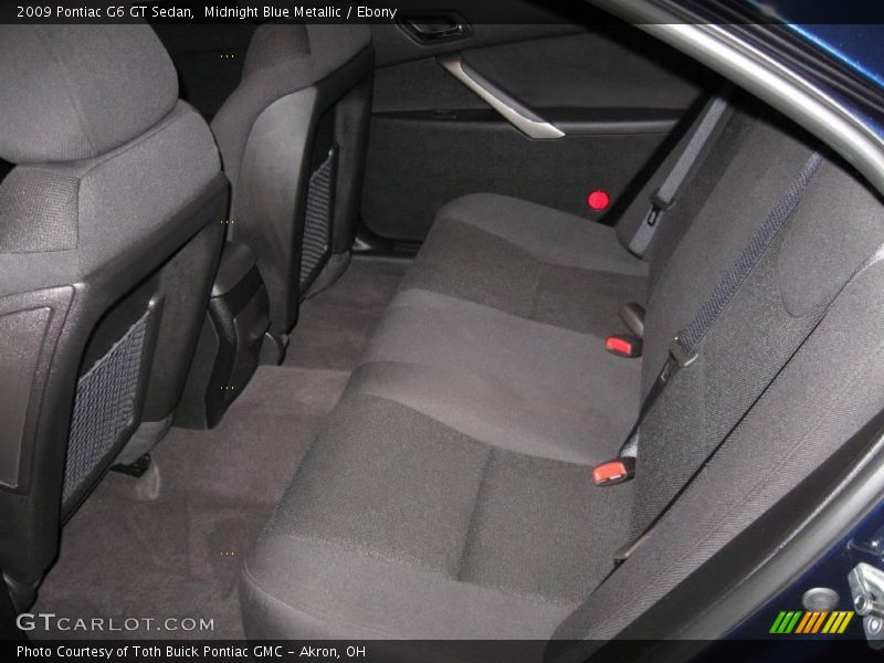 Midnight Blue Metallic / Ebony 2009 Pontiac G6 GT Sedan