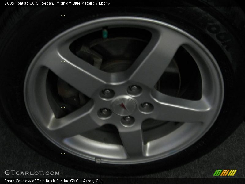 Midnight Blue Metallic / Ebony 2009 Pontiac G6 GT Sedan
