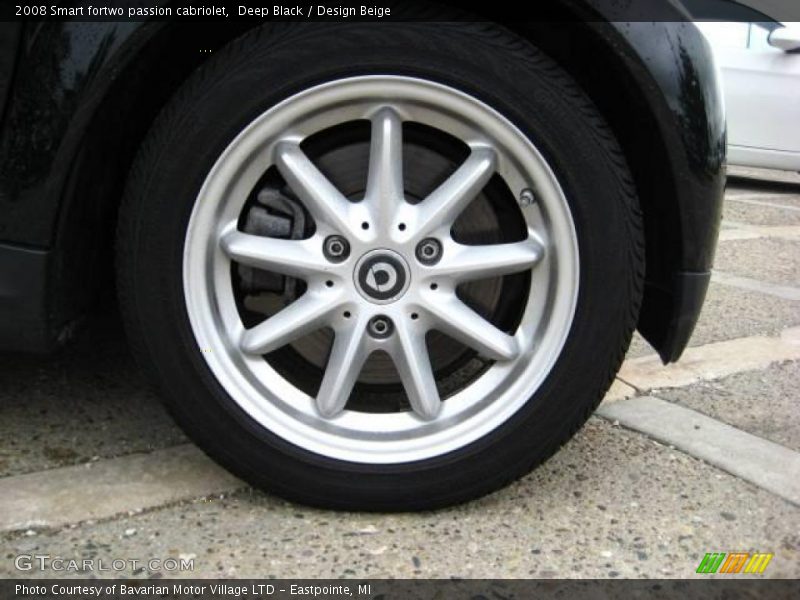 Deep Black / Design Beige 2008 Smart fortwo passion cabriolet