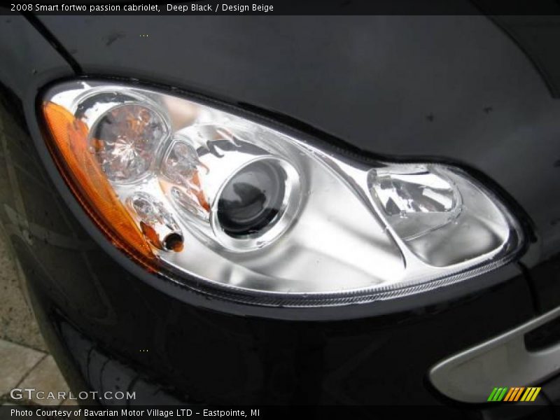 Deep Black / Design Beige 2008 Smart fortwo passion cabriolet