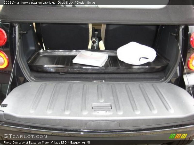 Deep Black / Design Beige 2008 Smart fortwo passion cabriolet