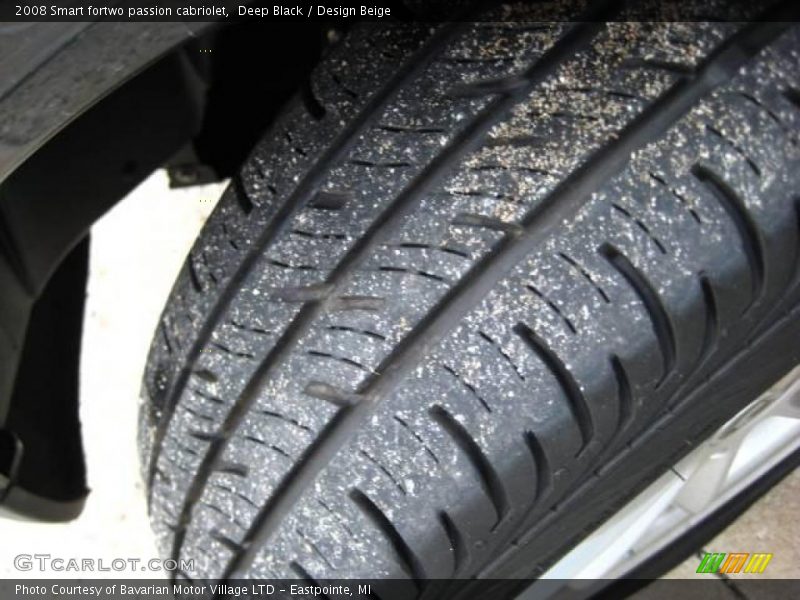 Deep Black / Design Beige 2008 Smart fortwo passion cabriolet