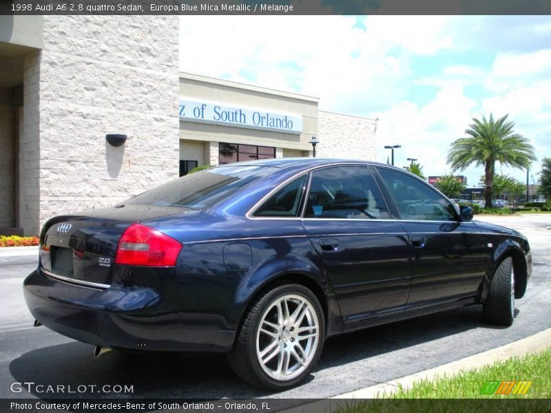 Europa Blue Mica Metallic / Melange 1998 Audi A6 2.8 quattro Sedan