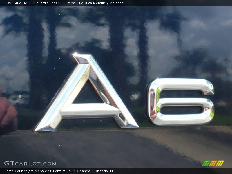 Europa Blue Mica Metallic / Melange 1998 Audi A6 2.8 quattro Sedan