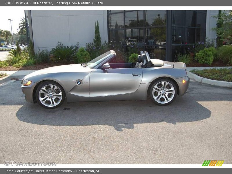 Sterling Grey Metallic / Black 2003 BMW Z4 3.0i Roadster