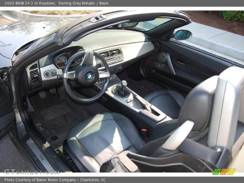 Sterling Grey Metallic / Black 2003 BMW Z4 3.0i Roadster
