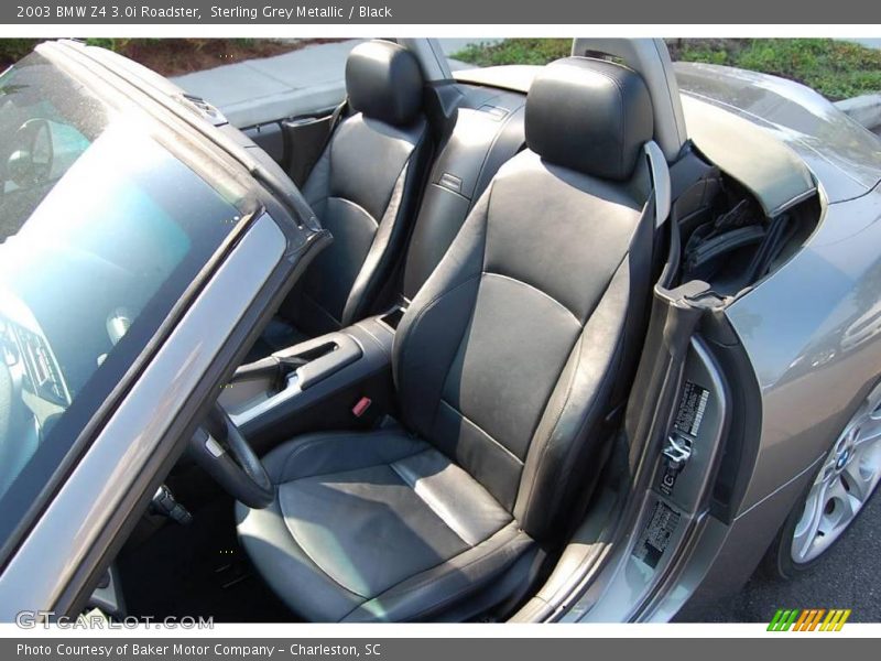 Sterling Grey Metallic / Black 2003 BMW Z4 3.0i Roadster