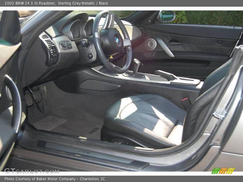 Sterling Grey Metallic / Black 2003 BMW Z4 3.0i Roadster