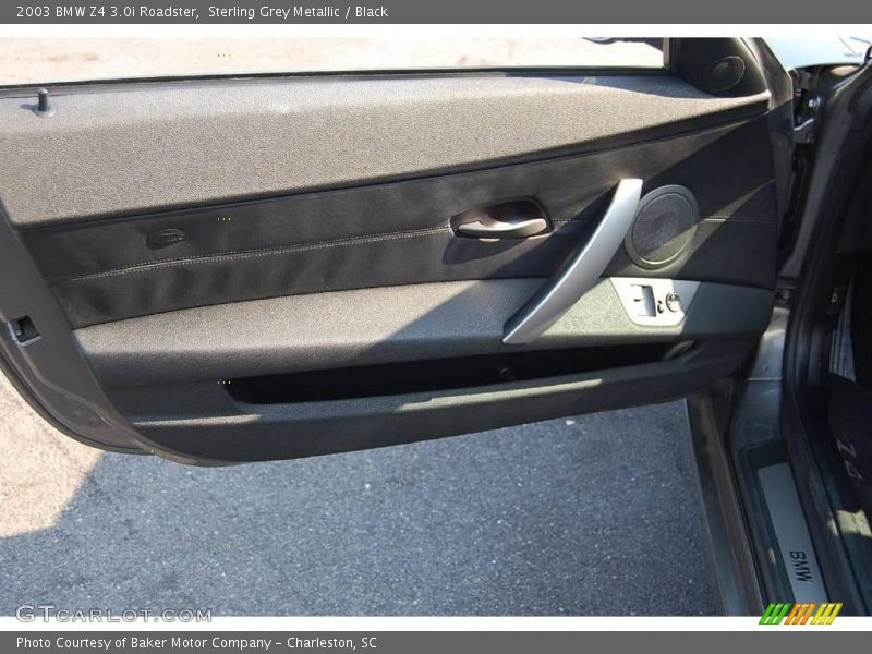 Sterling Grey Metallic / Black 2003 BMW Z4 3.0i Roadster