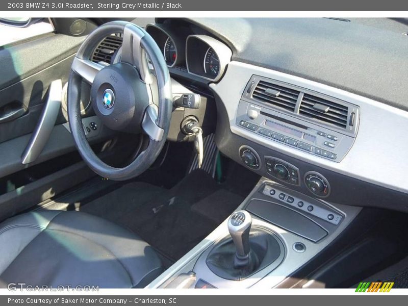 Sterling Grey Metallic / Black 2003 BMW Z4 3.0i Roadster