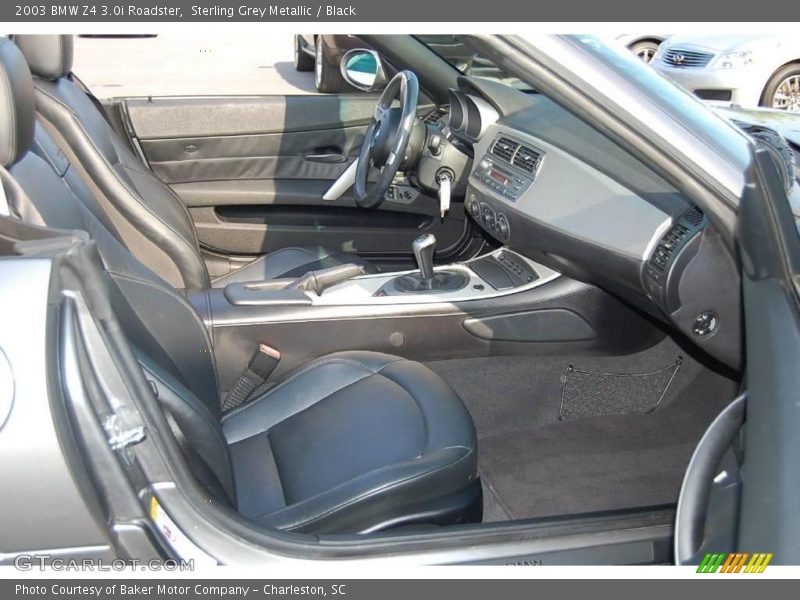 Sterling Grey Metallic / Black 2003 BMW Z4 3.0i Roadster