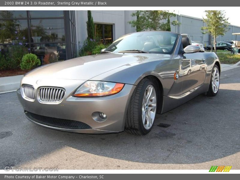 Sterling Grey Metallic / Black 2003 BMW Z4 3.0i Roadster
