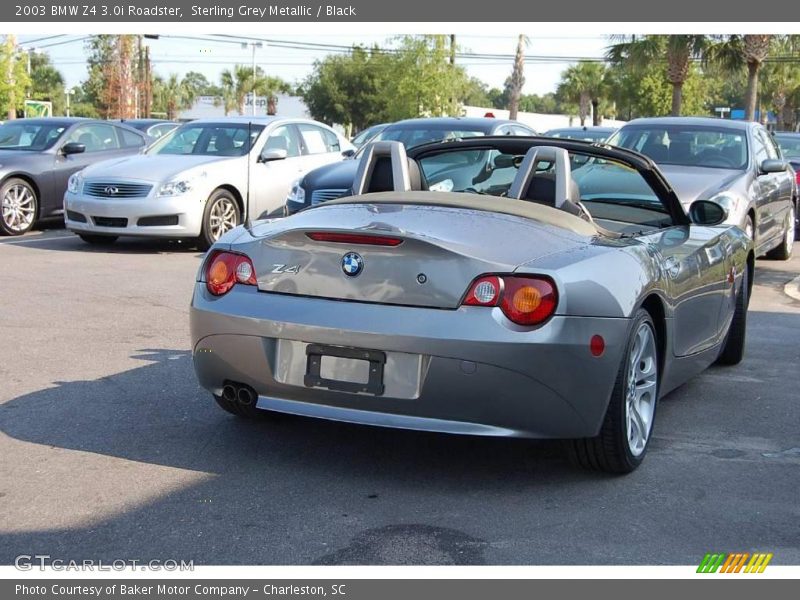 Sterling Grey Metallic / Black 2003 BMW Z4 3.0i Roadster