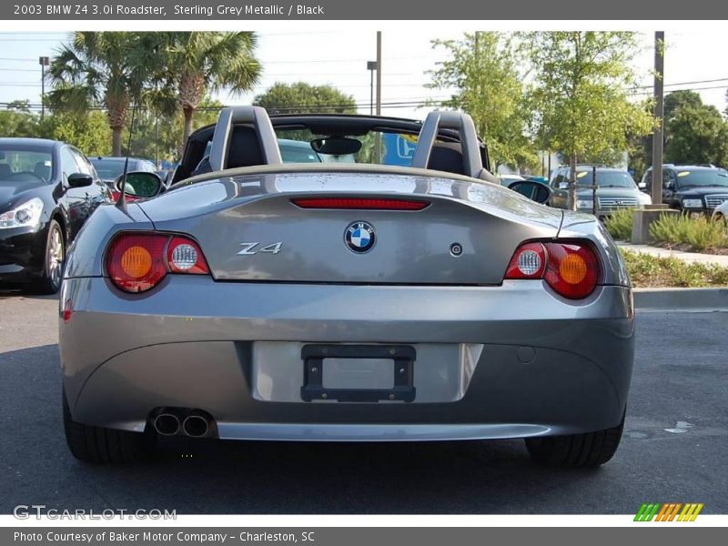 Sterling Grey Metallic / Black 2003 BMW Z4 3.0i Roadster