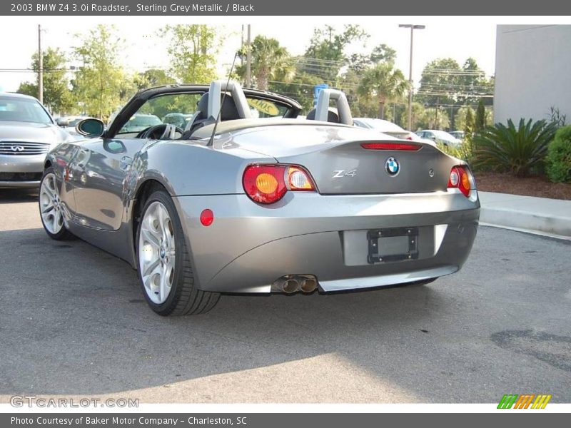 Sterling Grey Metallic / Black 2003 BMW Z4 3.0i Roadster