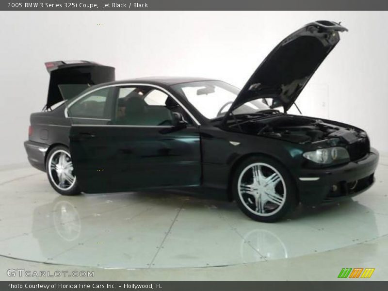 Jet Black / Black 2005 BMW 3 Series 325i Coupe