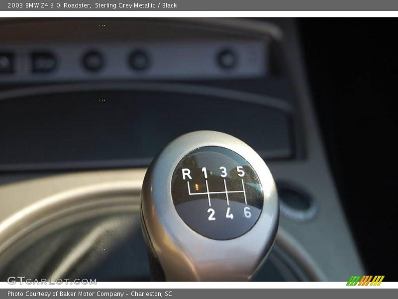 Sterling Grey Metallic / Black 2003 BMW Z4 3.0i Roadster