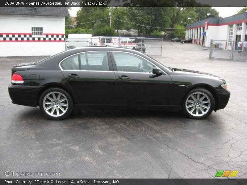 Jet Black / Black/Black 2004 BMW 7 Series 745i Sedan